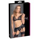 Cottelli Collection Soft Bra Set with Suspender Brief...