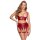 Cottelli Collection Bordeaux Lingerie Set with Suspender Belt 75B/S