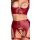 Cottelli Collection Bordeaux Lingerie Set with Suspender Belt 75B/S