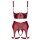 Cottelli Collection Bordeaux Lingerie Set with Suspender Belt 75B/S