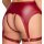 Cottelli Collection Bordeaux Lingerie Set with Suspender Belt 80B/M