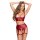 Cottelli Collection Ouvert-Set Bordeaux mit Strapsgürtel 85B/L