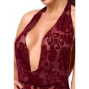 Noir Kink Royal Sheer String Body Burgundy M