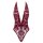 Noir Kink Royal Sheer String Body Burgundy L