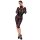 Noir Kink Royal Spitzen-Midikleid mit Taillencorsage M