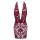 Noir Kink Royal Sheer Mini Dress Burgundy XL