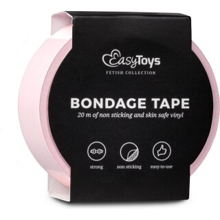 Easytoys Fetish Bondage Tape Pink 20 m