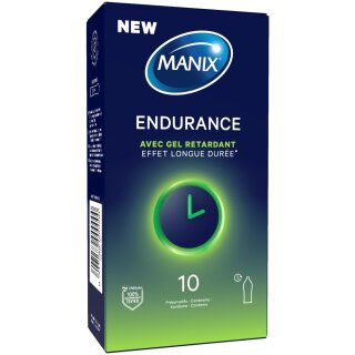 MANIX Endurance Kondome mit Verzögerungsgel 10 Stück
