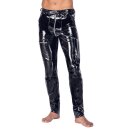 Black Level Patent Skinny Pants with Zip Pockets L