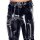 Black Level Lack-Skinny-Hose mit Zip-Taschen XL