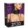 ZADO Leather Collar with Leash and Lock Black