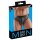 Svenjoyment Wetlook Slip mit Netz-Einsätzen Schwarz 3XL