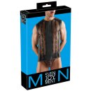 Svenjoyment Netz-Shirt mit Wetlook und...