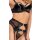 Cottelli Collection Straps-Set mit Bügel-BH 75B/S Schwarz 3-teilig