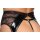 Cottelli Collection Straps-Set mit Bügel-BH 75B/S Schwarz 3-teilig