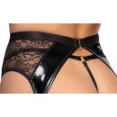 Cottelli Collection Straps-Set mit Bügel-BH 85B/L Schwarz 3-teilig