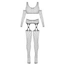 Cottelli Collection Fishnet Lingerie Set S-L Black 3-Piece