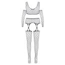 Cottelli Collection Fishnet Lingerie Set S-L Black 3-Piece