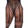Cottelli Collection Open Bust Fishnet Catsuit Black S-L