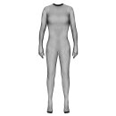 Cottelli Collection Netz-Catsuit Ouvert mit Handschuhen Schwarz S-L