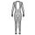 Cottelli Collection Netz-Catsuit Ouvert mit Handschuhen Schwarz S-L