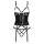 Cottelli Collection Strapscorsage mit String Ouvert 75B/S Schwarz