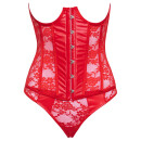 Cottelli Collection Busenfreie Corsage mit String S Rot