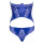 Cottelli Collection Busenfreie Kurz-Corsage mit Riostring L Royalblau