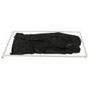 Late X Vacuum Bed with Frame Black 200 x 100 cm
