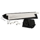 Late X Vacuum Bed with Frame Black 200 x 100 cm