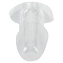 ANOS Anal Plug with Tunnel Transparent 10.2 cm
