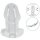 ANOS Anal Plug with Tunnel Transparent 10.2 cm