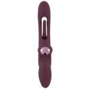 You2Toys Javida Strapless Strap-On Dual Vibrator with Flicking Tongue and Remote Control