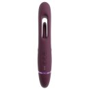 You2Toys Javida Strapless Strap-On Dual Vibrator with Flicking Tongue and Remote Control