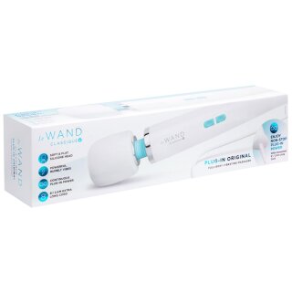 Le Wand Classique Plug-In Wand Massage White