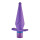 Dream Toys Love Signal Tingling Touch Anal Plug Purple