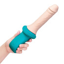B-Vibe Thrusting Dildo Machine Turquoise