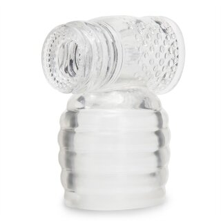Le Wand Male Masturbator Wand Attachment White