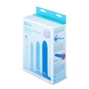 B-Vibe Anal Training Dilator Set Blau