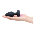 B-Vibe Light Up Butt Plug Black