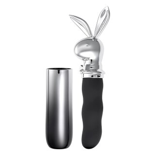 Evolved Playboy Vibrator Bunny On the Go 18,6 cm Black