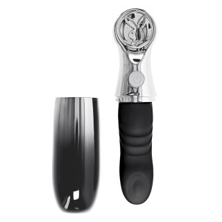 Evolved Playboy Mini Vibrator Bon Voyage 18,7 cm Black Silver
