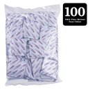 LustGlider Transparent Condoms 100 Pack 53 mm