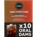 EXS Oral Dams Cola Flavoured 10pcs
