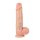 Real Fantasy Troy Dildo Mit Beweglicher Vorhaut 25 cm Beige