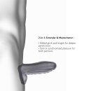 Manwan Ryzer Max Penis Extender and Soft Masturbating Sleeve Black