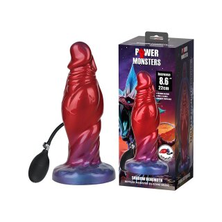 Power Monsters Shadow Behemoth Inflatable Monster Dildo 22 cm Multicolor