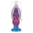 Power Monsters Rift Titan Aufblasbarer Monster Dildo 24 cm Mehrfarbig