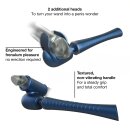 Manwan Man.Wand Edgy Wand Vibrator Blau