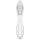 Satisfyer Glas Doppeldildo mit Struktur 20 cm